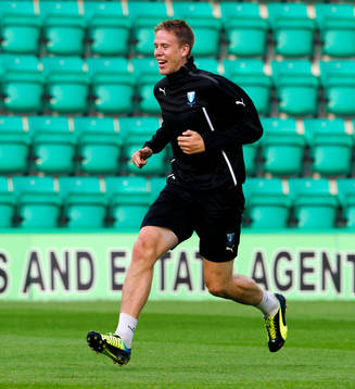 MALMO TRAINING EASTER ROAD STADIUM - EDINBURGH Malmo Pontus