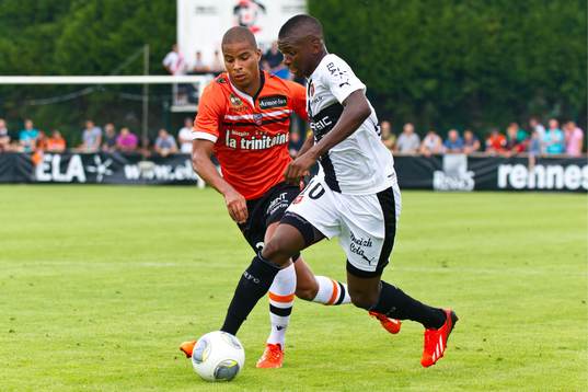 KEVIN MONNET PAQUET - 24.07.2013 - Lorient / Rennes - Match