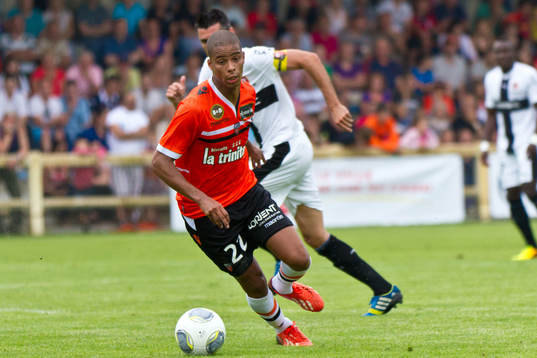 KEVIN MONNET PAQUET - 24.07.2013 - Lorient / Rennes - Match