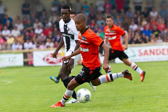 KEVIN MONNET PAQUET - 24.07.2013 - Lorient / Rennes - Match