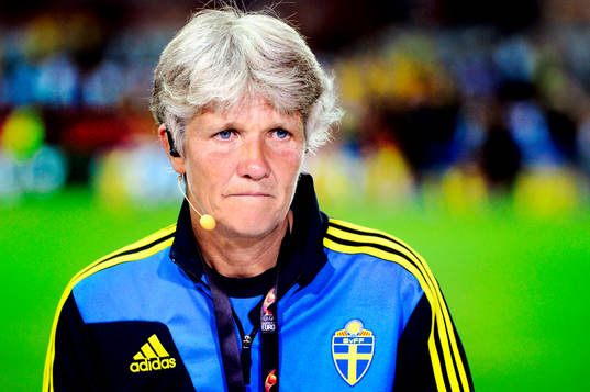 Sveriges förbundskapten Pia Sundhage