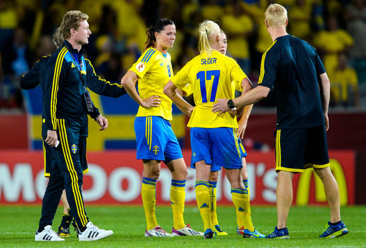 Sveriges Lotta Schelin deppar