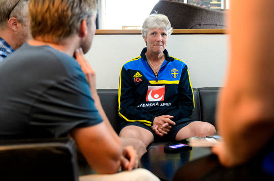 Sveriges förbundskapten Pia Sundhage