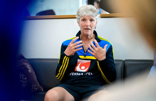 Sveriges förbundskapten Pia Sundhage