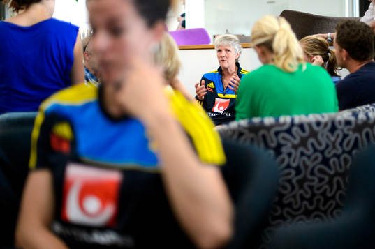 Sveriges förbundskapten Pia Sundhage