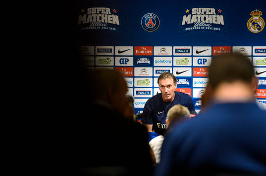 Paris Saint-Germains tränare Laurent Blanc
