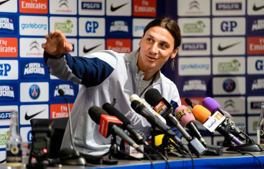 Zlatan Ibrahimovic pekar