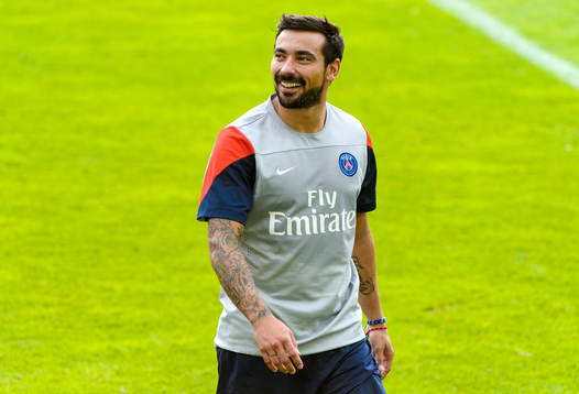 Paris Saint-Germains Ezequiel Lavezzi