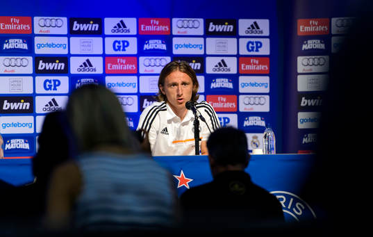 Real Madrids Luka Modric