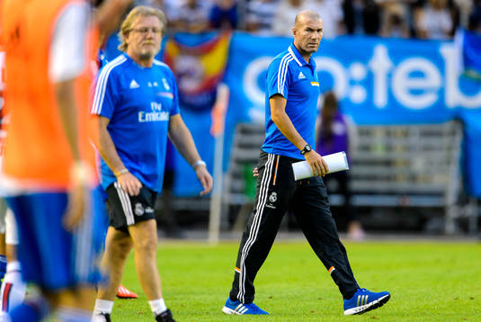 Real Madrids assisterande tränare Zinedine Zidane