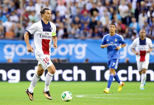 Paris Saint-Germans Zlatan Ibrahimovic
