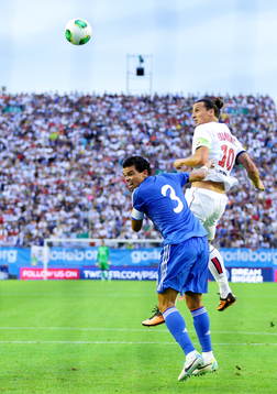 Real Madrids Kléper Laverán  och Paris Saint-Germans