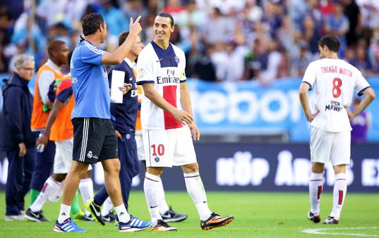 Paris Saint-Germans Zlatan Ibrahimovic