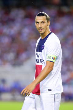 Paris Saint-Germans Zlatan Ibrahimovic