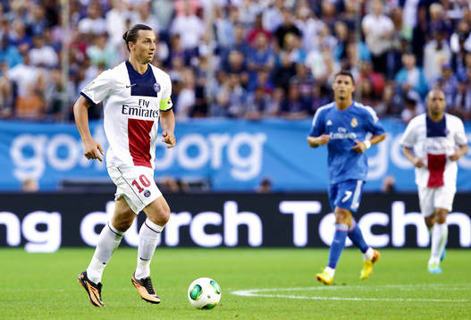 Paris Saint-Germans Zlatan Ibrahimovic