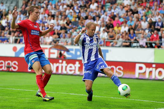 Målgörare IFK Göteborgs Robin Söder i matchen mellan