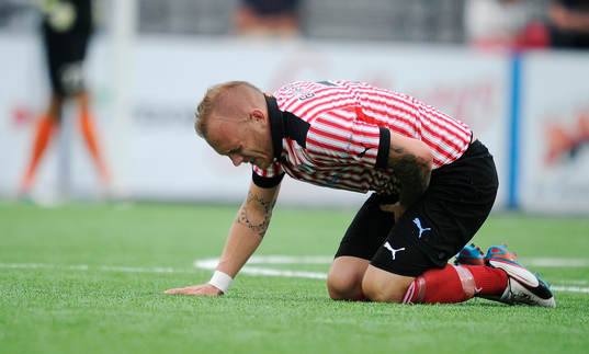 Malmös Magnus Eriksson, har fått en smäll