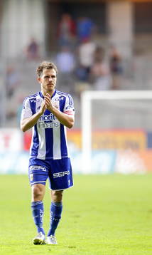 IFK Göteborgs Tobias Hysén deppar och tackar publiken
