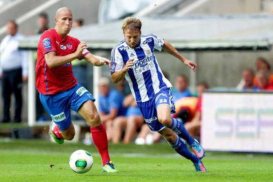 Helsingborgs Mattias Lindström och IFK Göteborgs Adam