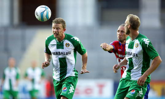 Hammabys Thomas Guldborg Christensen i matchen mellan