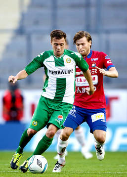 Hammabys Nikolas Ledgerwood i matchen mellan Örgryte och