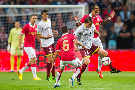 Fotboll, Kval till Champions League, PSV Eindhoven - Zulte