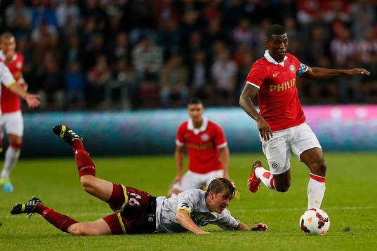 Fotboll, Kval till Champions League, PSV Eindhoven - Zulte