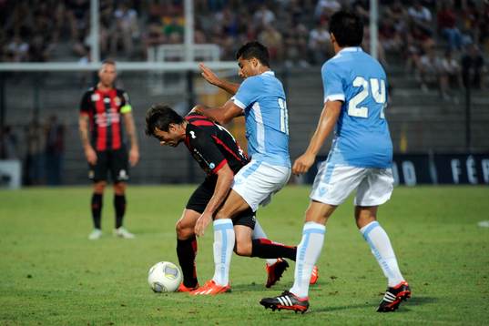 Dario Cvitanich / Ederson - 31.07.2013 - Nice / Lazio Rome