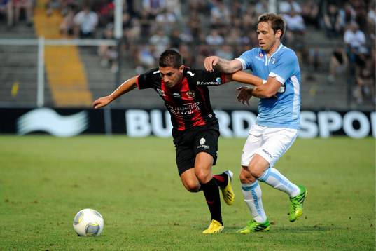 Jeremy Pied / Lucas Biglia - 31.07.2013 - Nice / Lazio Rome