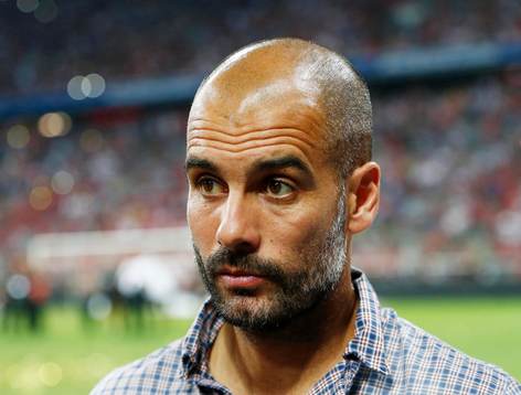 Bayern Munich's manager Pep Guardiola