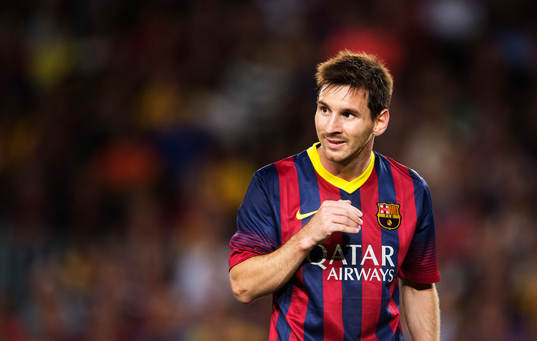 Barcelonas Lionel Messi