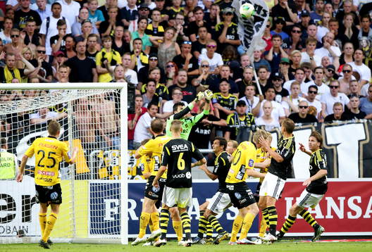 s Kyriakos Stamatopoulos i fotbollsmatchen mellan AIK och