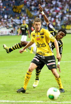 s Nabil Bahoui i fotbollsmatchen mellan AIK och Elfsborg i