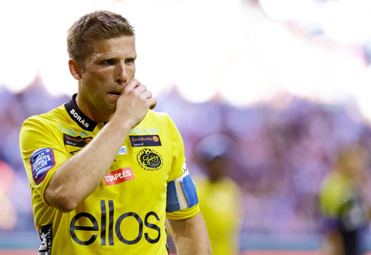 Elfsborgs Anders Svensson i fotbollsmatchen mellan AIK och