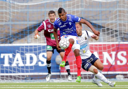 Åtvidabergs Ricardo Santos i fotbollsmatchen mellan