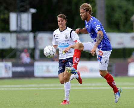 Målchans Åtvidabergs Oscar Möller i fotbollsmatchen