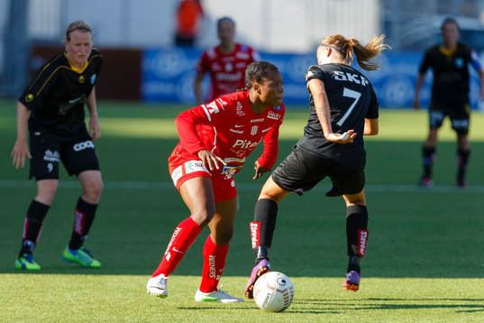 Piteås Faith Ikidi och Göteborgs Catrine Dyngvold