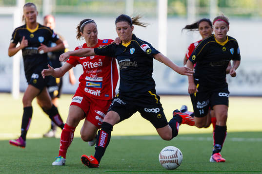 Piteås June Pedersen och Göteborgs Olivia Schough