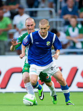 Ljungskiles Paul Tracy och Hammarbys Christoffer Carlsson