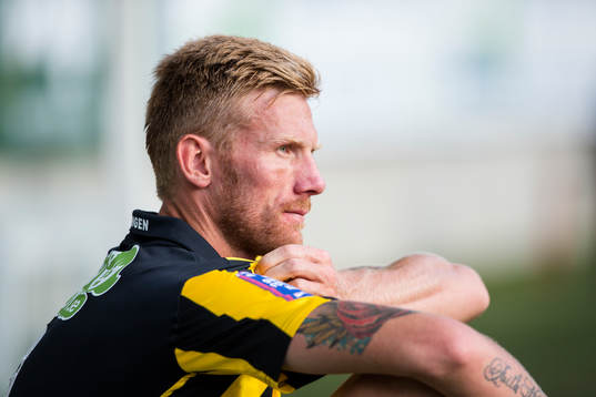 Häckens Fredrik Björck deppig