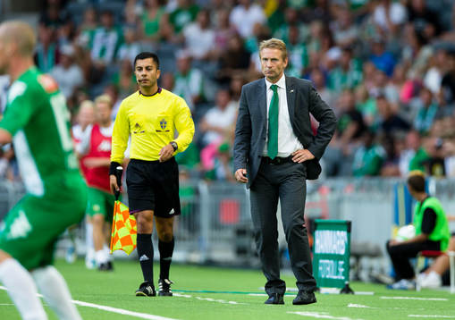 Hammarbys tränare Thomas Dennerby