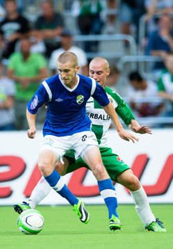 Ljungskiles Paul Tracy och Hammarbys Christoffer Carlsson