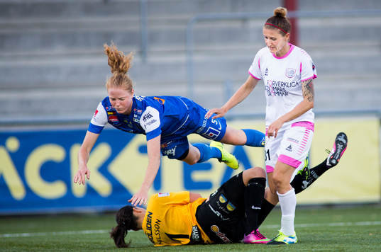Sunnanås Sara Nordin åker på en flygtur när Sunnanås