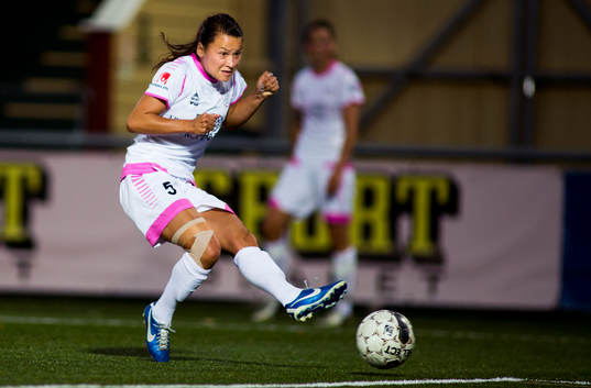 LDB Malmös Alexandra Riley skjuter in 4-0