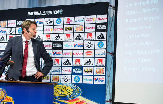 Håkan Ericson, förbundskapten för U21-landslaget,