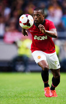 Manchester Uniteds Patrice Evra