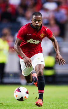 Manchester Uniteds Patrice Evra