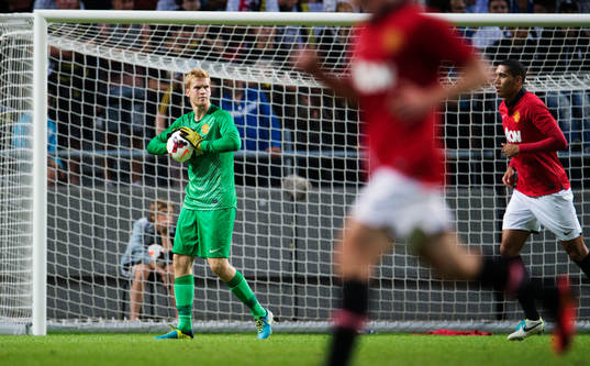 Manchester Uniteds målvakt Anders Lindegaard