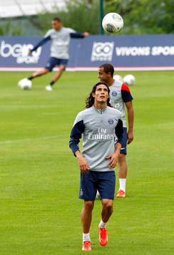 EDINSON CAVANI  - 07.08.2013 - Entrainement du Paris Saint
