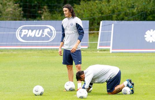 EDINSON CAVANI / EZEQUIEL LAVEZZI   - 07.08.2013 -